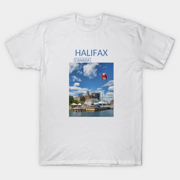 Halifax Nova Scotia Canada Souvenir Gift for Canadian Citizens T-shirt Apparel Mug Notebook Tote Pillow Sticker Magnet T-Shirt by Mr. Travel Joy